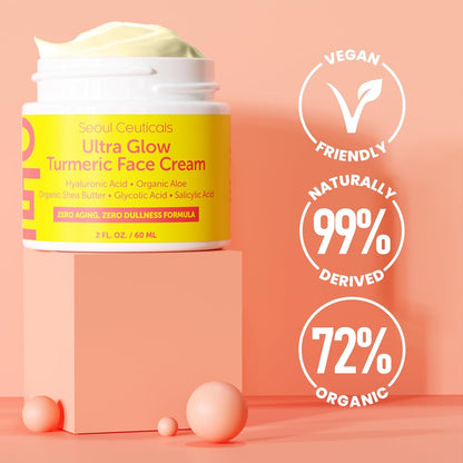SeoulCeuticals Korean Skin Care Turmeric Cream