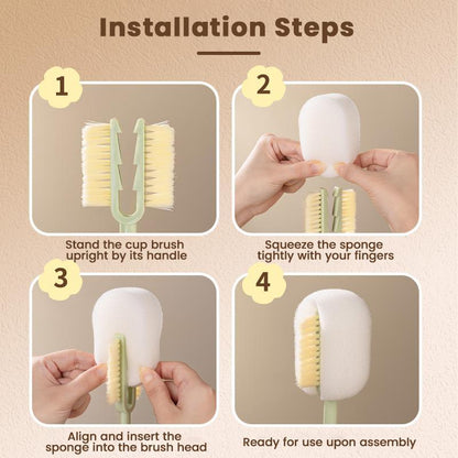 5 in 1 Bottle Scrubber Brush