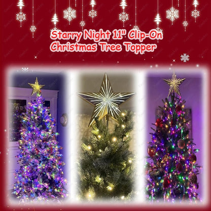 ✨ Holiday Hot Sale🎄   Starry Night Gingerbread Tree Topper – Whimsical Holiday Magic