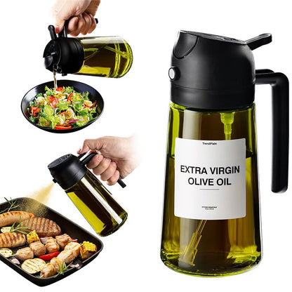 🎁HOT SALE 49% OFF💕2 in 1 Glass Oil Sprayer & Dispenser🔥(Buy 2 Save $17)