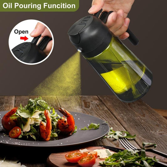🎁HOT SALE 49% OFF💕2 in 1 Glass Oil Sprayer & Dispenser🔥(Buy 2 Save $17)