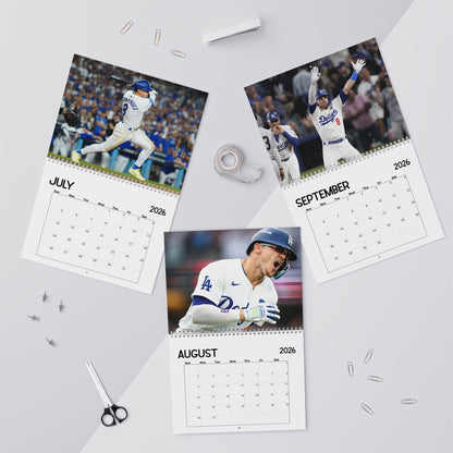 Kiké Hernández 2026 Wall Calendar | LA Dodgers Baseball Fan Essential
