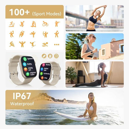 🎁Last Day Promotion 49% OFF🔥 Fashion Touch Screen Smart Watch with Answer/Make Calls/Message Reminder, Multifunctional Fitness Watch