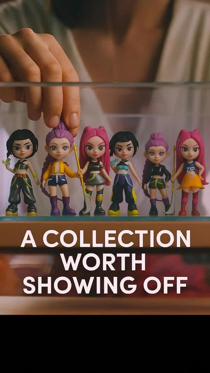 6-Piece Set Enchanting Dolls Collection, Ultra-Cute Character Figurines, Perfect for Home Decor & Office Gifts, Ideal Christmas Present