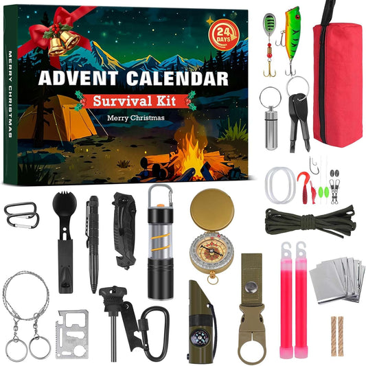 🔥Hot Sale 49% off🌟Survival Kit Christmas Advent Calendar 2025 for Adults