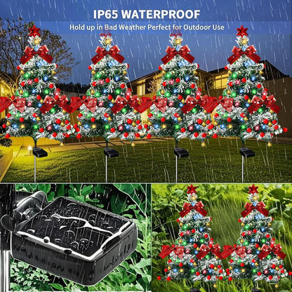 49% Off 🎄Solar Christmas Tree Stake Lights✈️Limited Stock!