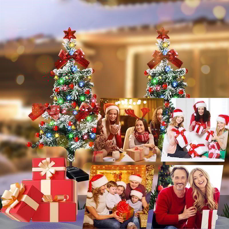 49% Off 🎄Solar Christmas Tree Stake Lights✈️Limited Stock!