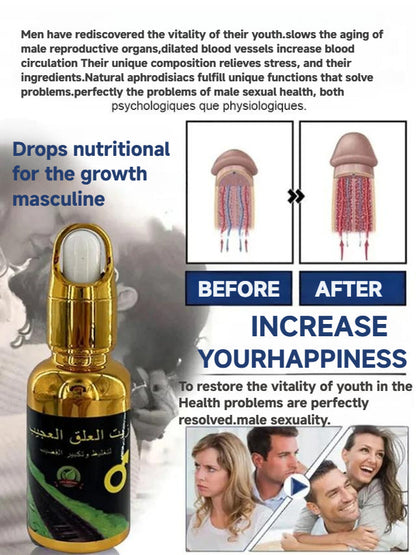 【Effect in one second】Leech essential oil for male enlargement