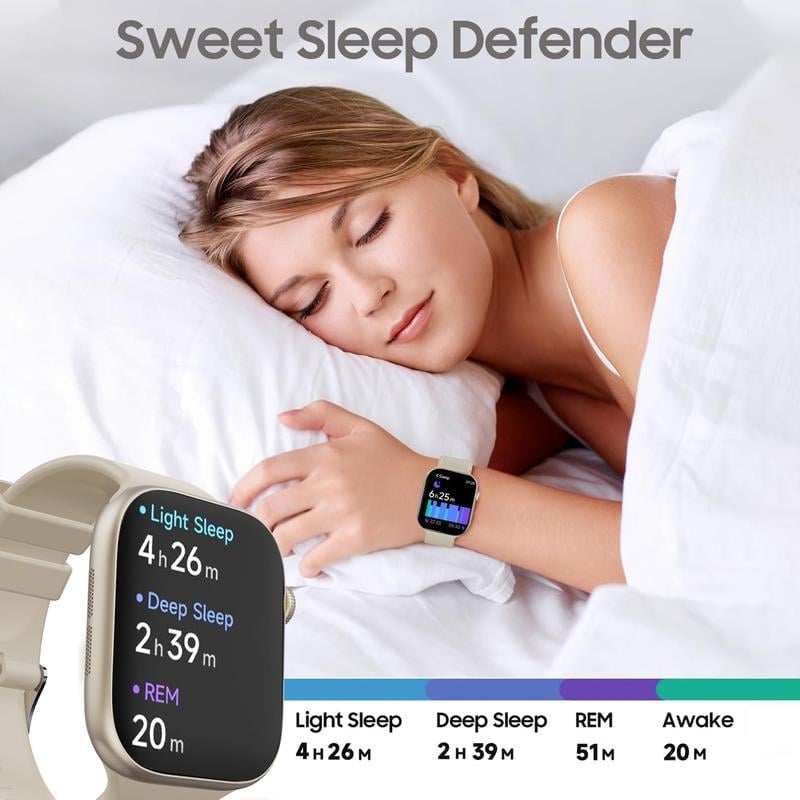 🎁Last Day Promotion 49% OFF🔥 Fashion Touch Screen Smart Watch with Answer/Make Calls/Message Reminder, Multifunctional Fitness Watch