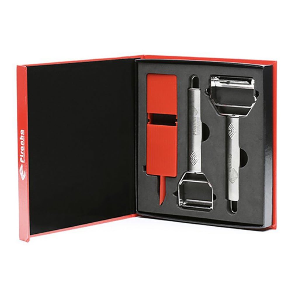 🔪 Piranha 3-Piece Peeler Set