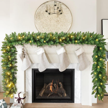 🎄2025 Christmas Artificial Cypress Leaf Vine Wreath🎅