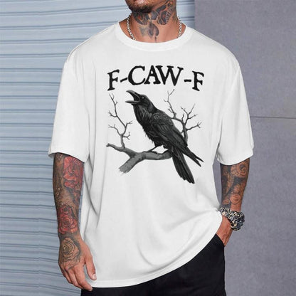 Humorous Crow Graphic T-Shirt – Say It With a Caw!