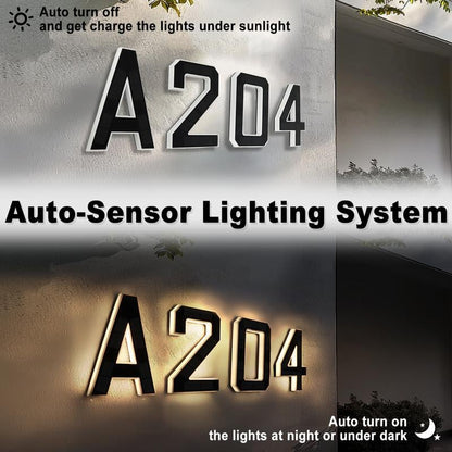 Solar LED House Numbers