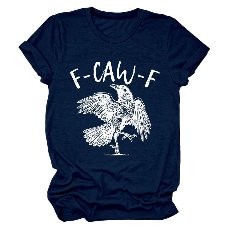 Funny Crow F-CAW-F T-Shirt | Halloween Streetwear Essential