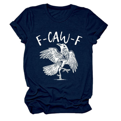 Funny Crow F-CAW-F T-Shirt | Halloween Streetwear Essential
