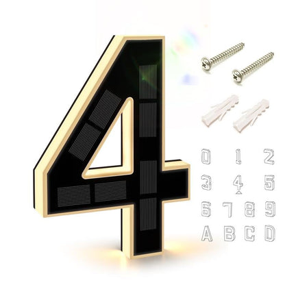 Solar LED House Numbers