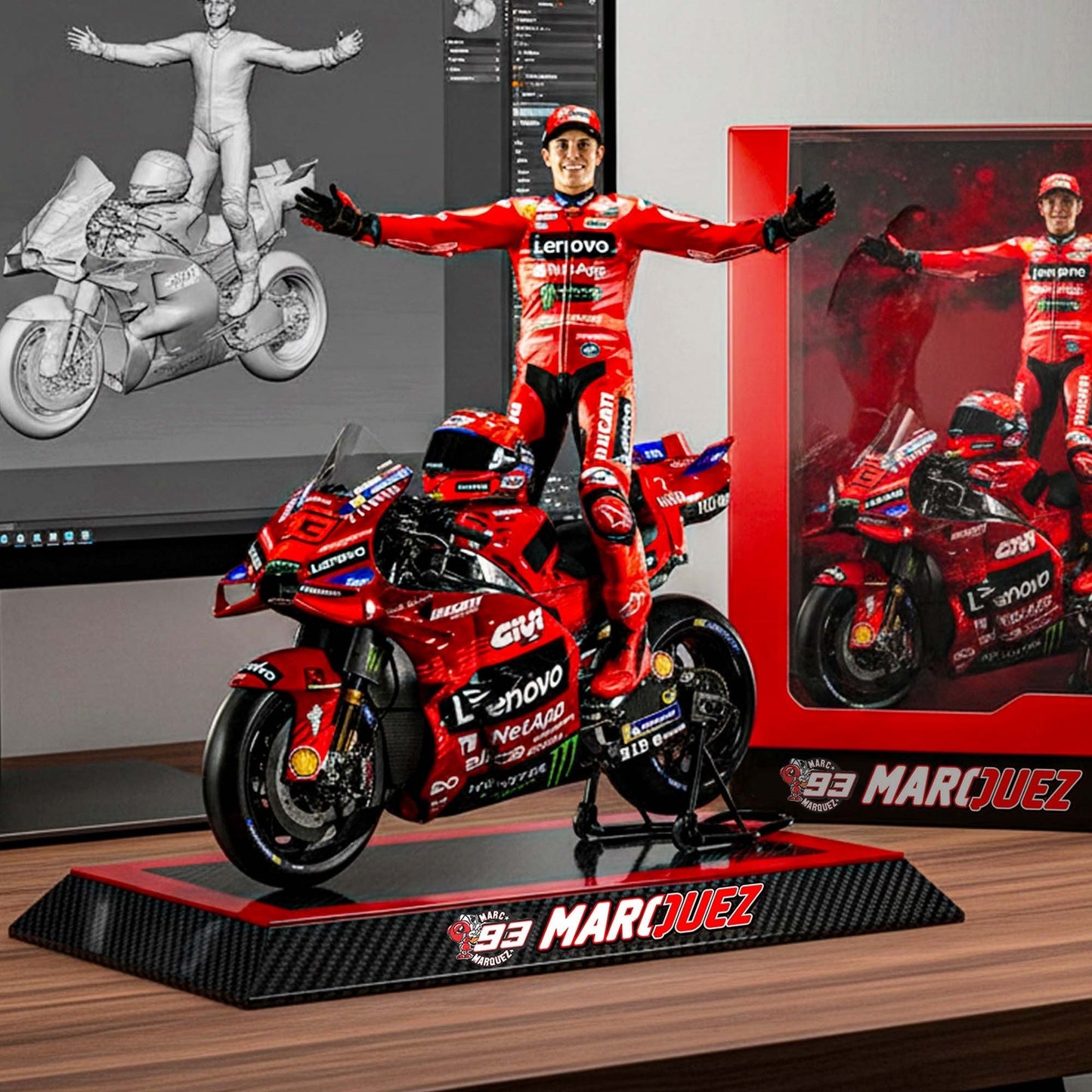 🏁 Marc Márquez 2025 MotoGP Champion Collectible 🏆