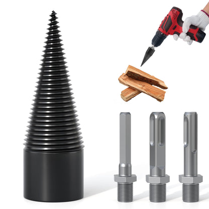 Heavy-Duty Wood Splitter Drill Bit Set