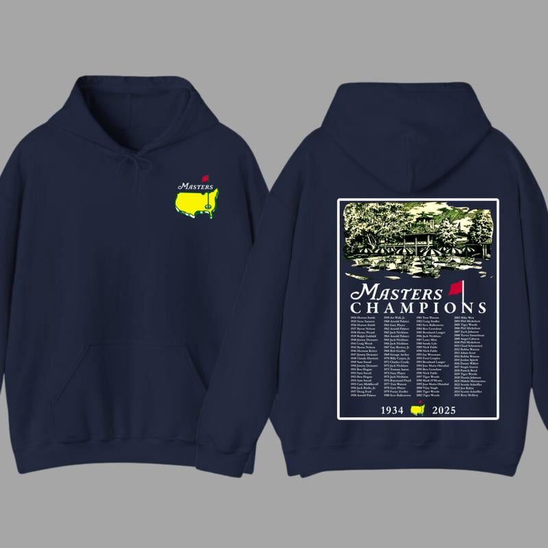 🎁Last Day Promotion 49% OFF - 🏌️‍♂️⛳2025 Masters Tournament Augusta 91 Years Hoodie