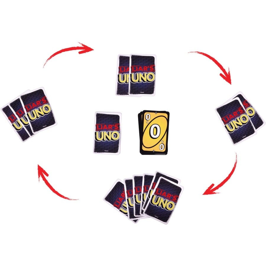 Mattel Games Liar's UNO Card Game