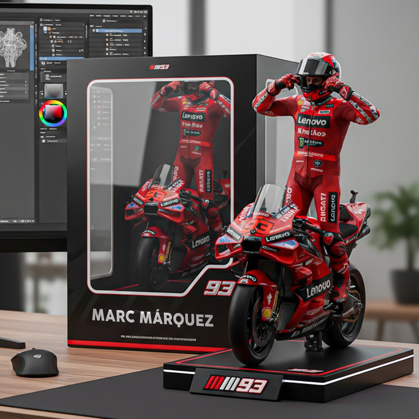 🏁 Marc Márquez 2025 MotoGP Champion Collectible 🏆