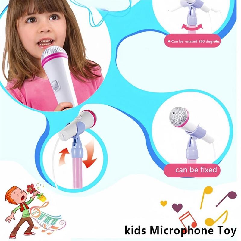 🎤🎁 Best Gift for Kids! Fun Karaoke Mic with Lights & Stand – Let Them Shine!✨👧
