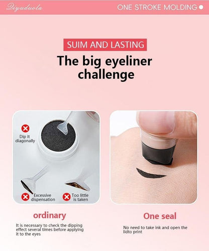 💥LAST DAY SALE 49% OFF🔥Rotating Eyeliner Stamp Pen