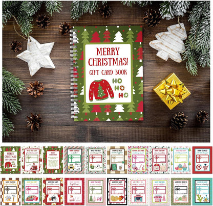 🎁🎅🏼MERRY CHRISTMAS! GIFT CARD BOOK📚Hardcover & Durability Line (♻️Free PDF Included!)