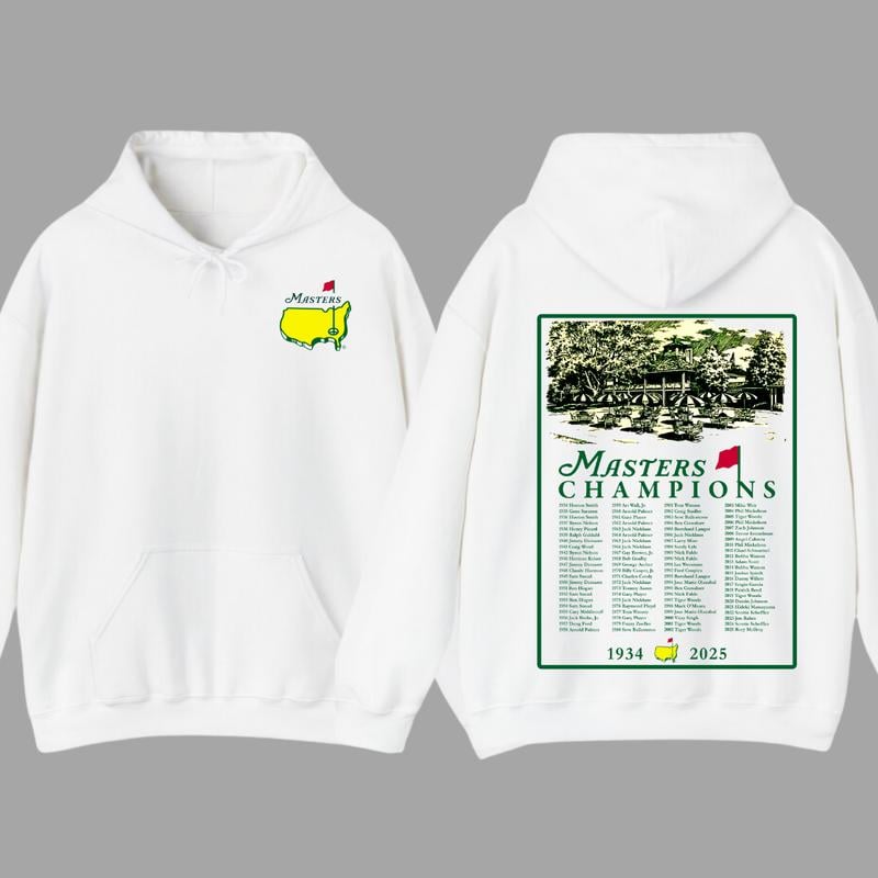 🎁Last Day Promotion 49% OFF - 🏌️‍♂️⛳2025 Masters Tournament Augusta 91 Years Hoodie