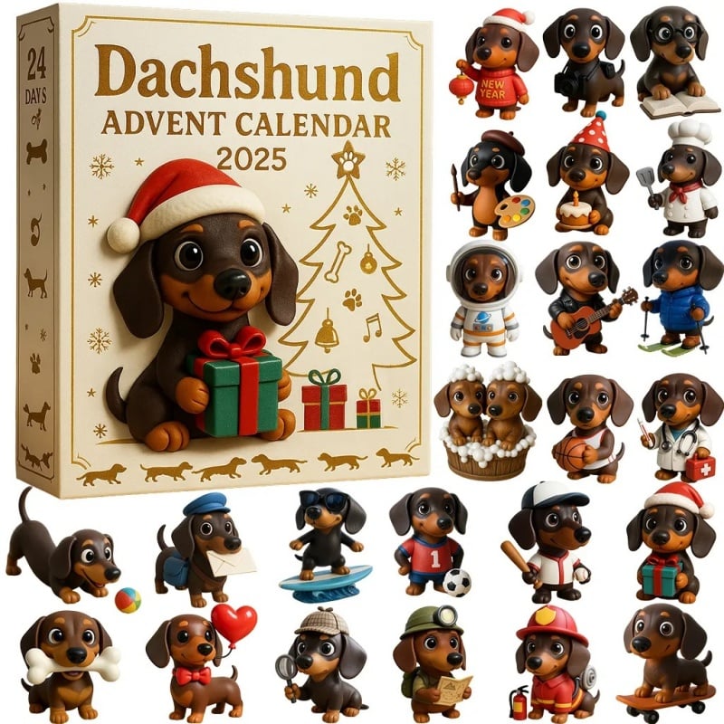 🎄🐾 2025 Dachshund Advent Calendar 🐶✨