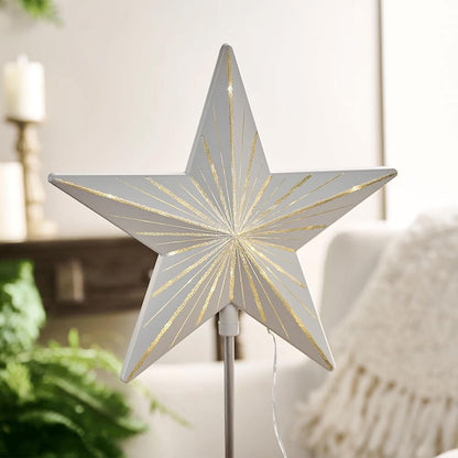 ✨ Holiday Hot Sale🎄   Starry Night Gingerbread Tree Topper – Whimsical Holiday Magic